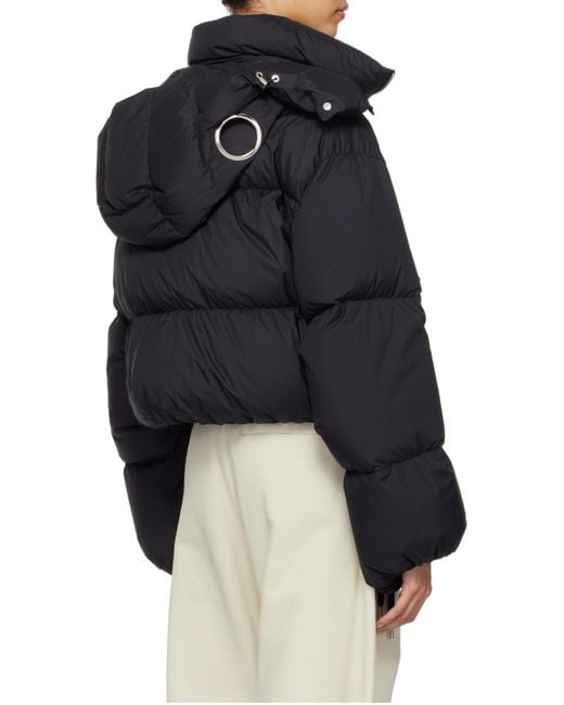 Moncler Black X Willow Smith Kar Hooded Short Down Jacket