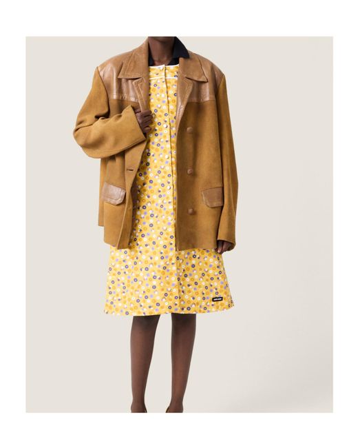 Miu Miu Brown Suede Jacket