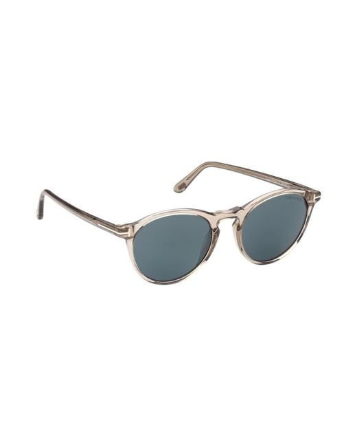 Tom Ford Blue Eyewear Round Frame Sunglasses for men