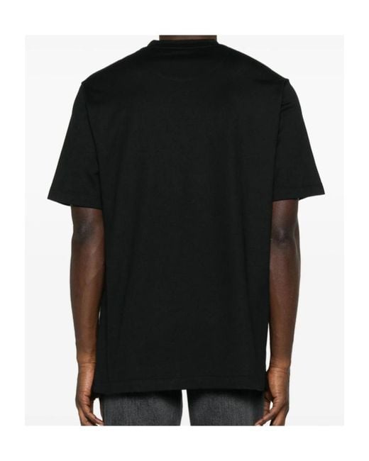 Brioni Black Short-Sleeved Crewneck T-Shirt for men