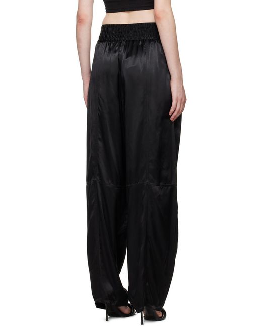 Alexander Wang Black Logo Patch Balloon Pants
