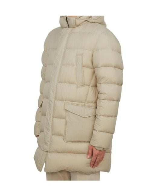 Herno Natural Long-Sleeved Down Jacket for men