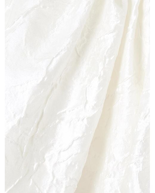 Maticevski White Simple Strapless Dress