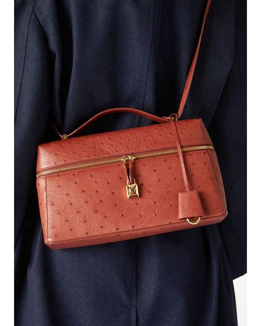 Loro Piana Red Extra Shoulder Bag