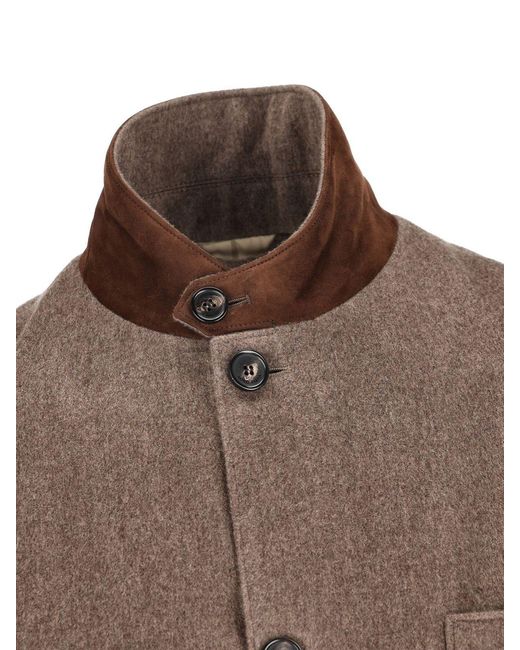 Loro Piana Brown Roadster Jacket for men