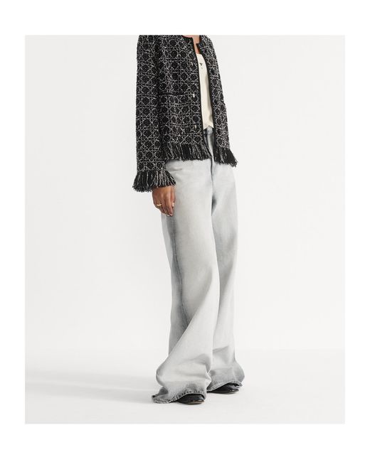 Dior Gray Flared Jeans