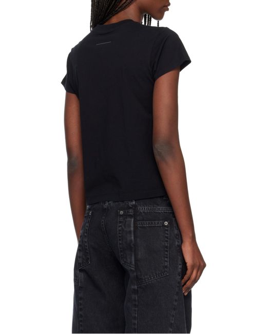 MM6 by Maison Margiela White Short-Sleeve Crewneck T-Shirt