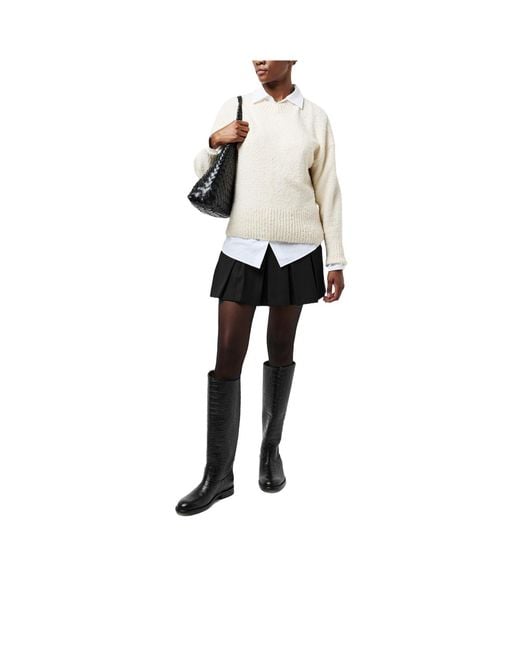 Paris Texas Black Solid Color Knee High Boots