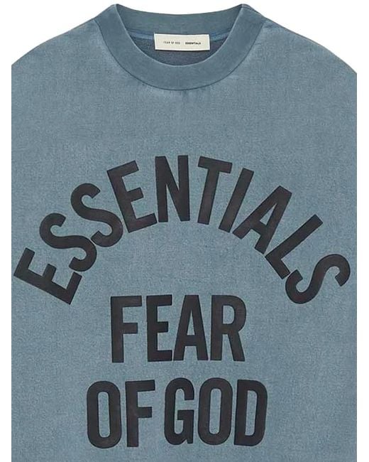 Fear Of God Blue Campus 90S Crewneck Sweatshirt for men