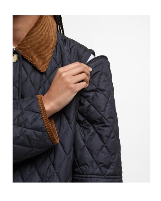 Barbour Blue Lorrie Quilted Jacket