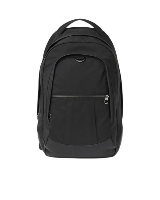 Loro Piana Black Pioneer Backpack Medium for men