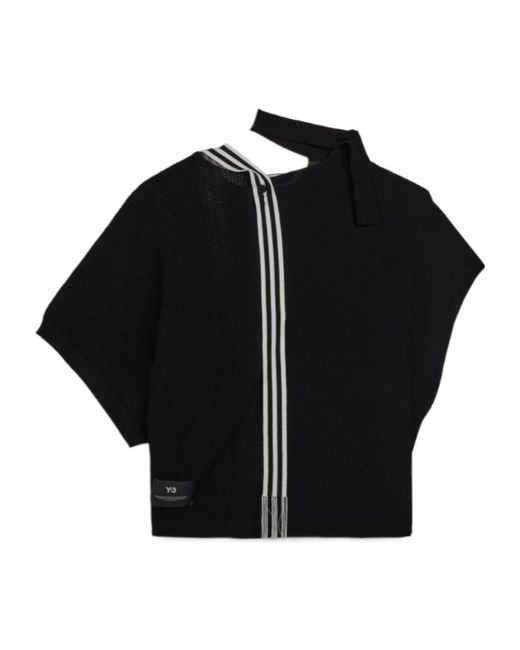 Y-3 Black Knit Top