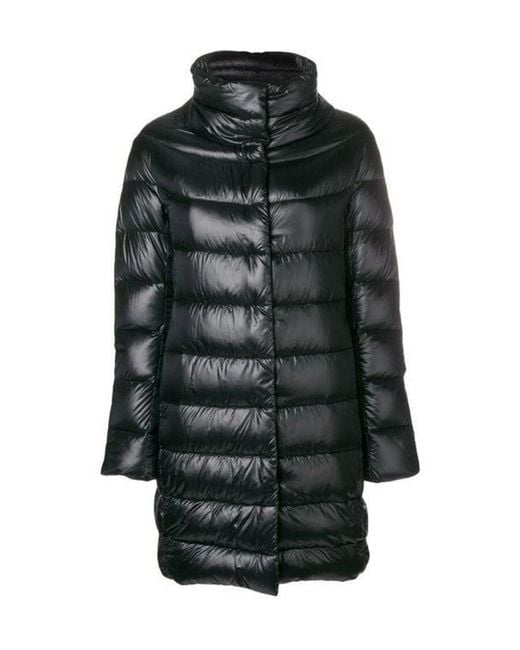 Herno Black Slim-Fit Quilted Down Puffer Jacket