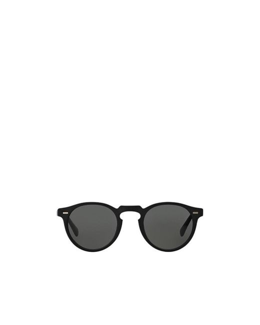 Oliver Peoples Black Gregory Peck Sunglasses for men