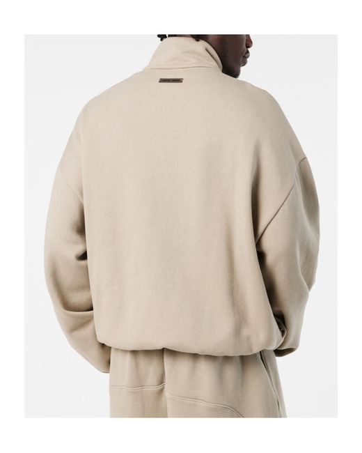 Fear Of God Natural Zippered Long-Sleeved Casual Jacket for men