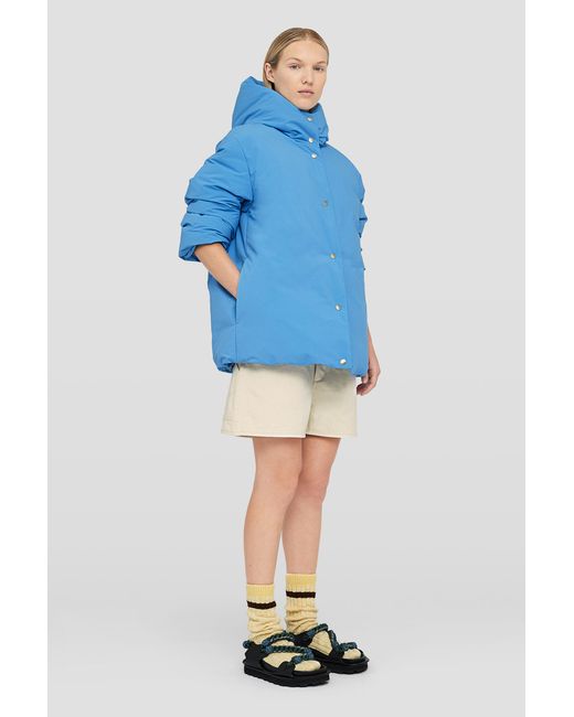 Jil Sander Blue Down Jacket