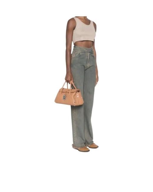 Zanellato Brown Logo Shoulder Bag