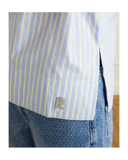 Rabanne Blue Striped T-Shirt