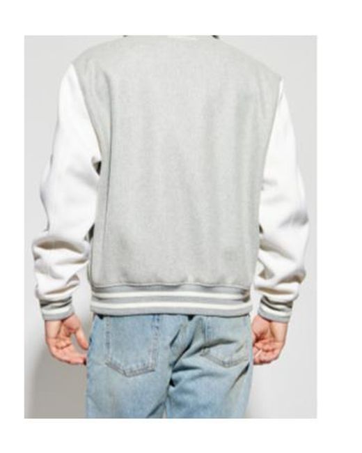 Balmain White Long-Sleeve Jacket for men
