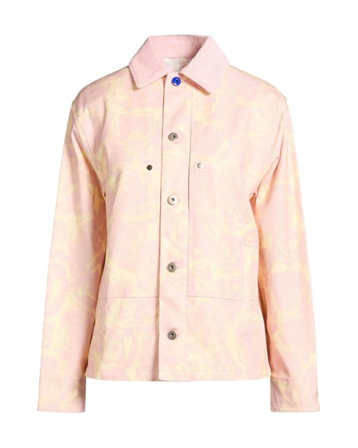 Burberry Pink Floral Printed Jacket