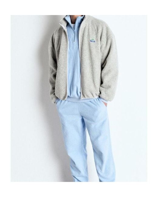 American Vintage Gray Furry Logo Patch Sweater for men