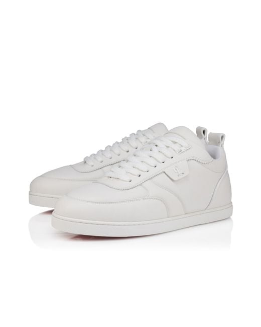 Christian Louboutin White Sk Vi Low-Top Sneakers for men