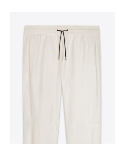 Saint Laurent White Rope Sweatpants for men