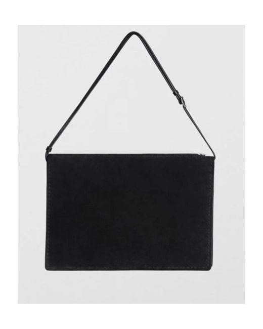 Phoebe Philo Black Flap Shoulder Bag