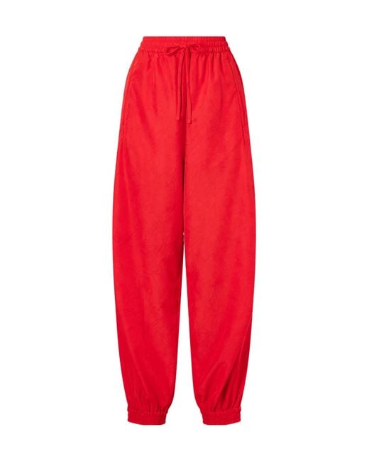 Rohe Red Elastic Waist Casual Pants