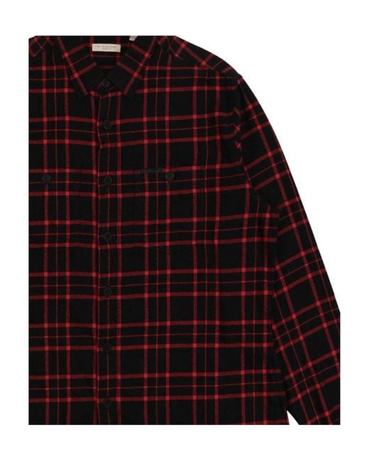Burberry Purple Checkered Shirt