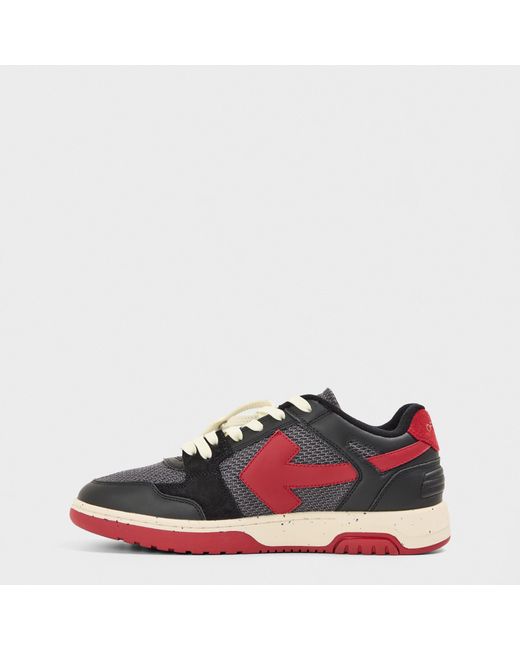Off-White c/o Virgil Abloh Red Low-Top Sneakers for men