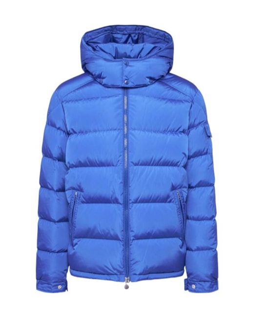 Moncler Blue Maya Nylon Down Jacket for men