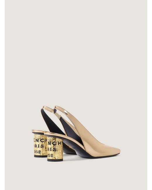 Givenchy Metallic Tape Slingback Pumps