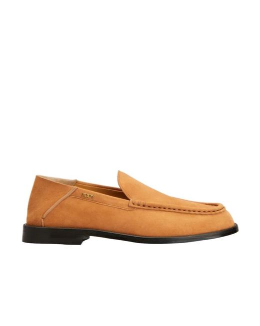Tod's Brown Round-Toe Loafers