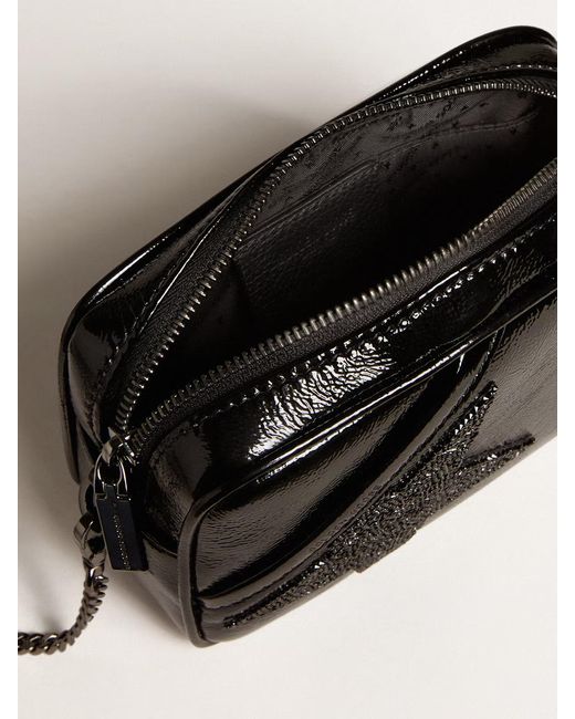 Golden Goose Deluxe Brand Black Mini Star Embellished Shoulder Bag
