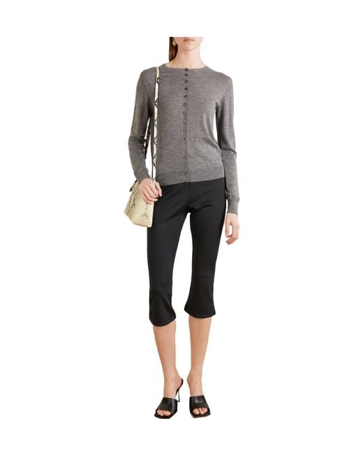 Kallmeyer Gray Merino Wool Cardigan