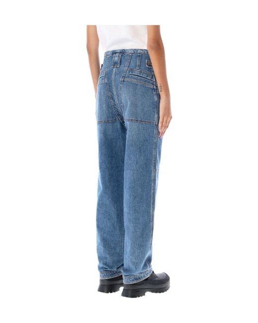 Stella McCartney Blue Cargo Jeans
