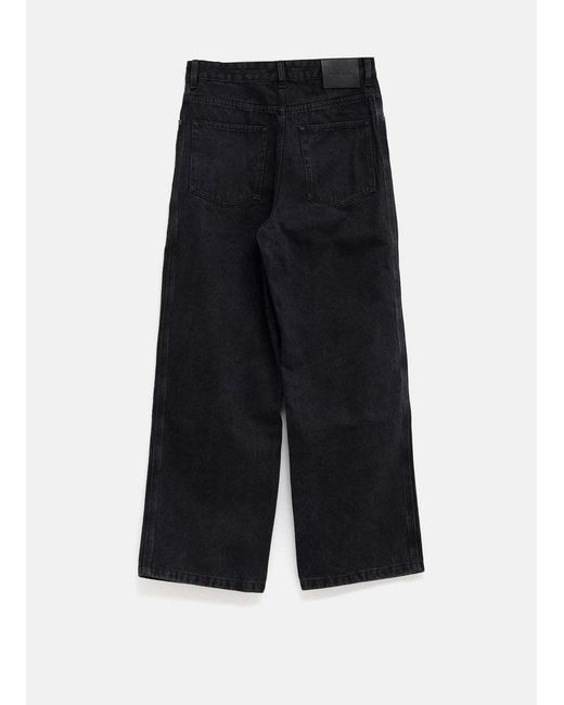 Loewe Black Logo-Embroidered Cotton Jeans for men