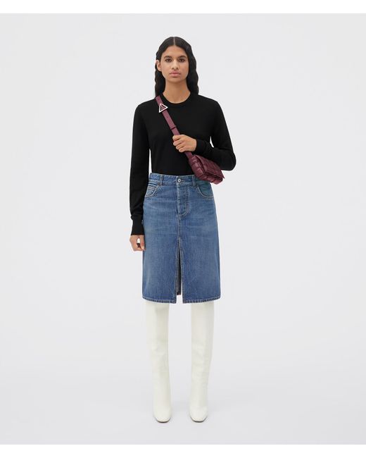 Bottega Veneta Purple Padded Cassette Crossbody Bag