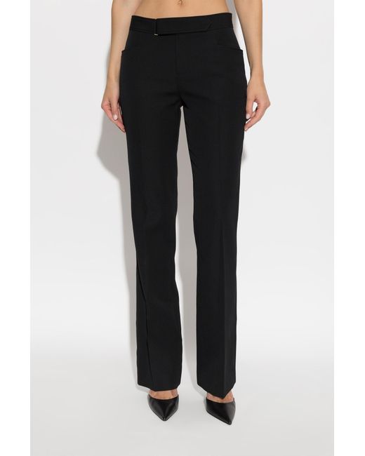 Balmain Black Casual Pants With Pockets for men
