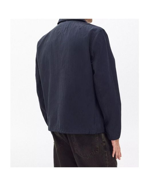 Rag & Bone Blue Long-Sleeved Casual Jacket for men