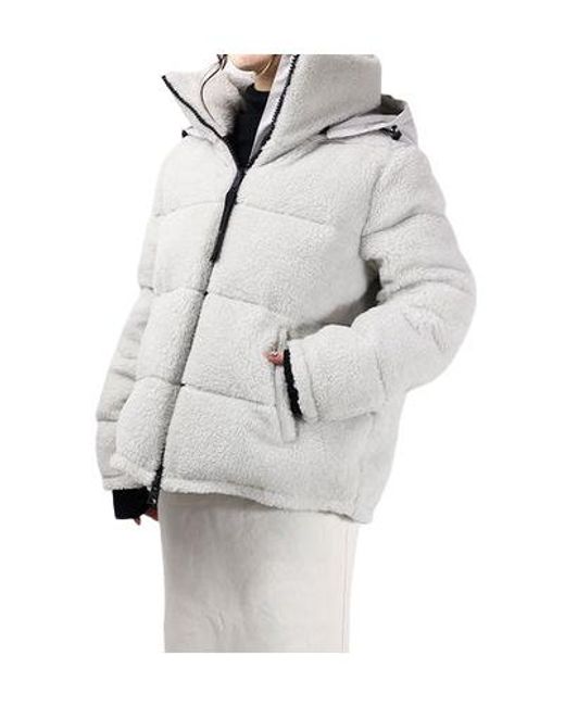 Herno Gray Long-Sleeved Down Jacket