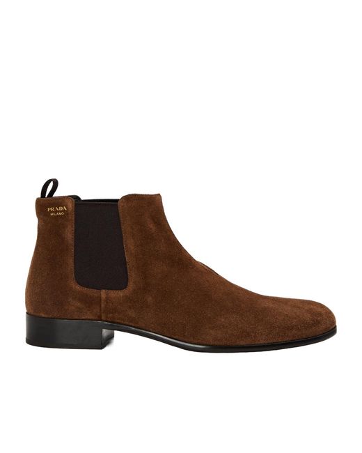 Prada Brown Chelsea Boot Ld62