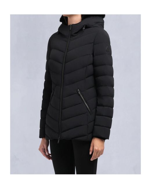 Moose Knuckles Black Roselawn 5 Hooded Down Jacket