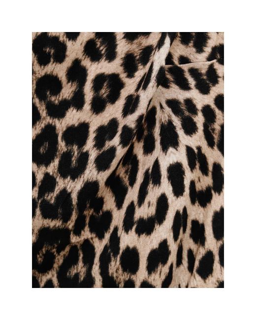 Baserange Black Leopard Print Jumpsuit