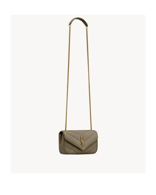 Saint Laurent White Loulou Mini