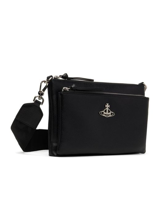 【Vivienne Westwood】送料/関税込 Penny DB クロスボディバッグ Vivienne Westwood Black Penny DB Pouch Crossbody Bag