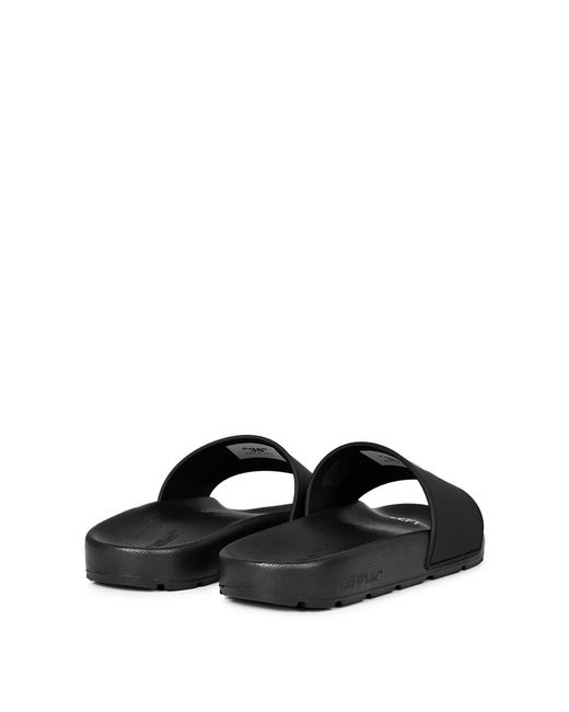Off-White c/o Virgil Abloh Black Logo Slippers for men