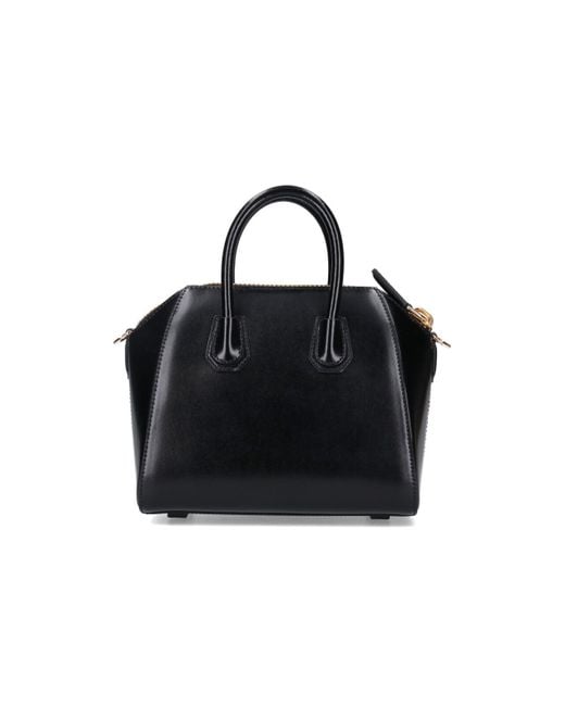 Givenchy Black Antigona Mini Top Handle Bag