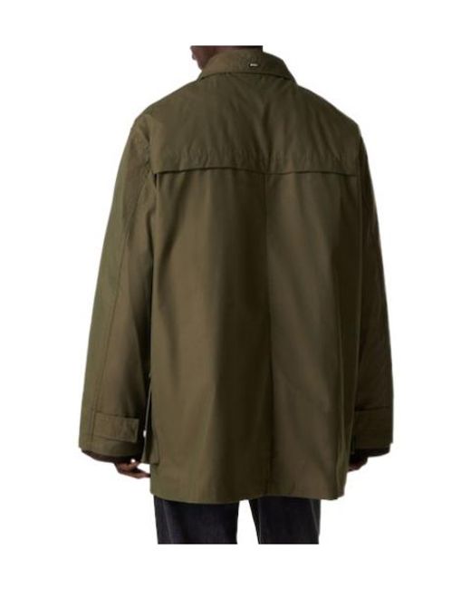 Our Legacy Green Cotton-Blend Canvas Jacket for men
